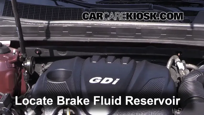 2013 Kia Optima LX 2.4L 4 Cyl. Brake Fluid Add Fluid
